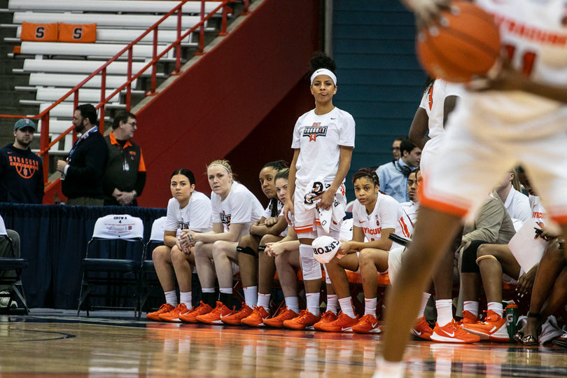 The Syracuse bench combined for 14 points.