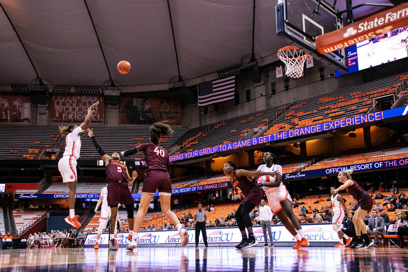Syracuse shot 5/17 from beyond the arc as a team.