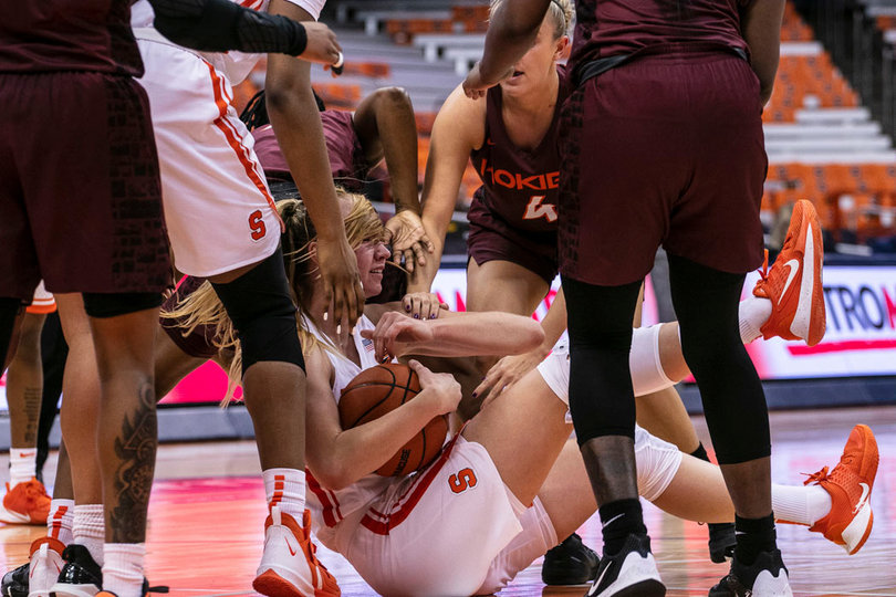 Strautmane collected seven of Syracuse's 36 rebounds Thursday night.
