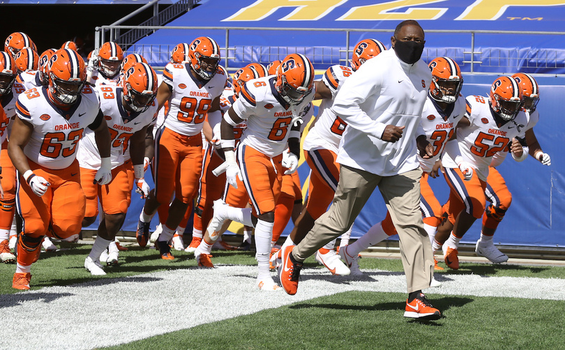 Dino Babers: ‘Best room’ of quarterback depth he’s seen as Syracuse coach