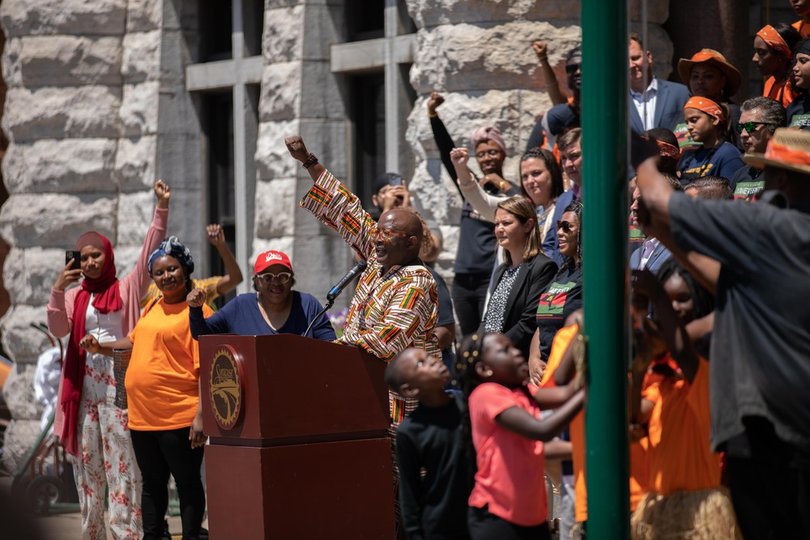 Syracuse holds its first Juneteenth celebration since 2019. People filled into the streets of Syracuse for parades, performances and speeches.