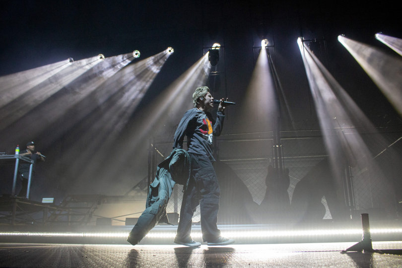 The OnCenter is filled with the sounds of fans excited to see the Australian rapper. Wednesday afternoon before the concert, The Kid LAROI gave out free tickets on the Syracuse University campus. 