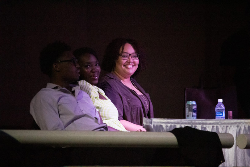 Christin Tetteh, Janeice Lopez and Fabryce Fetus — last year’s Mr. Caribfest — make up the board of judges that decide who will win the titles of Miss and Mr. Caribfest. They judged the contestants based on their talents, Carnival wear and responses to questions asked during the elegant wear section.