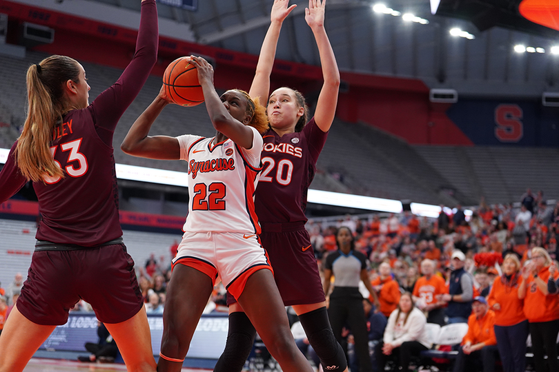 No. 22 Syracuse falls victim to No. 19 Virginia Tech’s 3-point barrage in 75-62 defeat