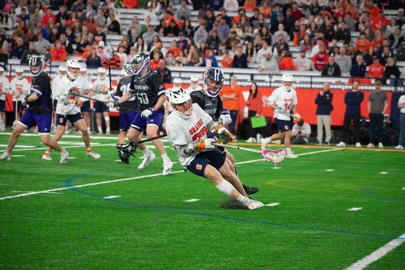 Owen Hiltz’s hat trick sparks No. 7 SU’s 2nd half against High Point