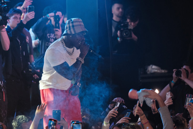 DaBaby performed at Westcott Theater for about 25 minutes on April 20. The concert celebrated 4/20 as he sang “Masterpiece” and “Levitating.” The day also featured two other DJ performances before the headliner. 
