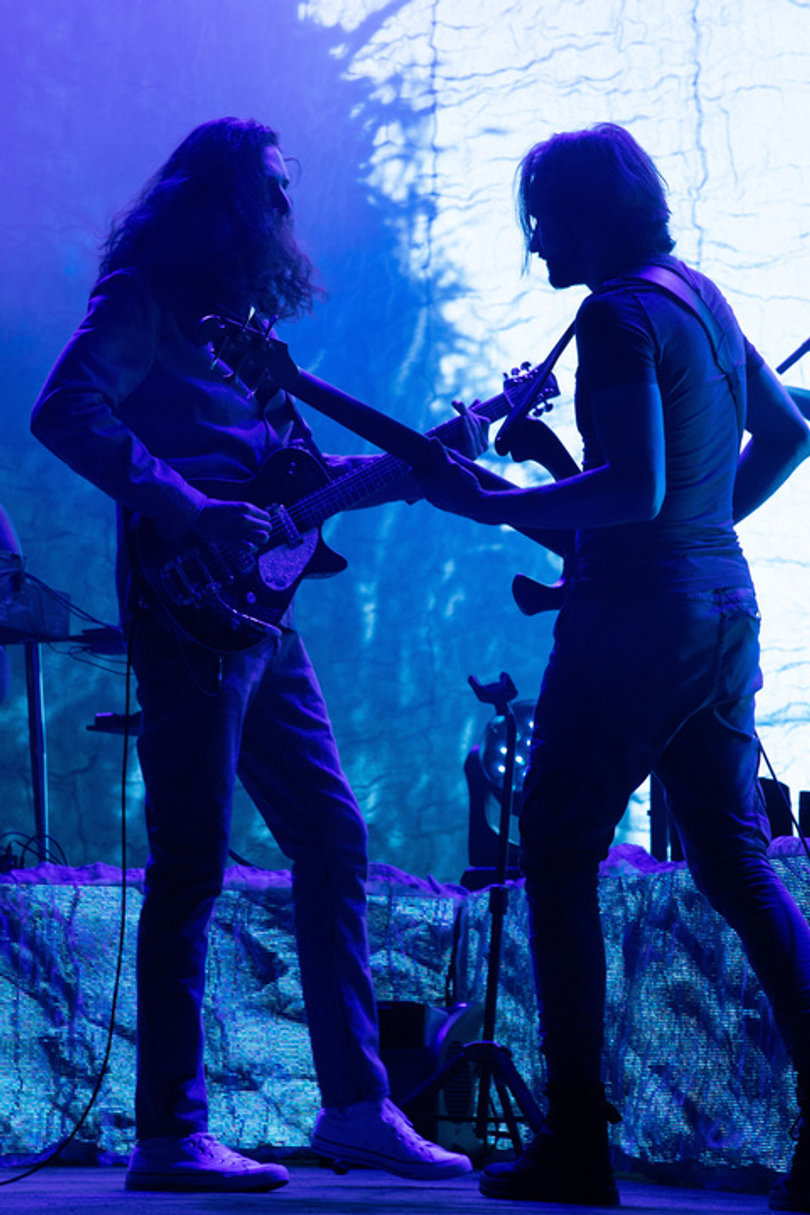 Alex Ryan performs with Hozier as his bassist. Also serving as music director, he contributes his skills on bass and other instruments to enhance the live performances with depth and rhythm. 
