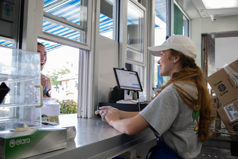 customer interaction at Gannons