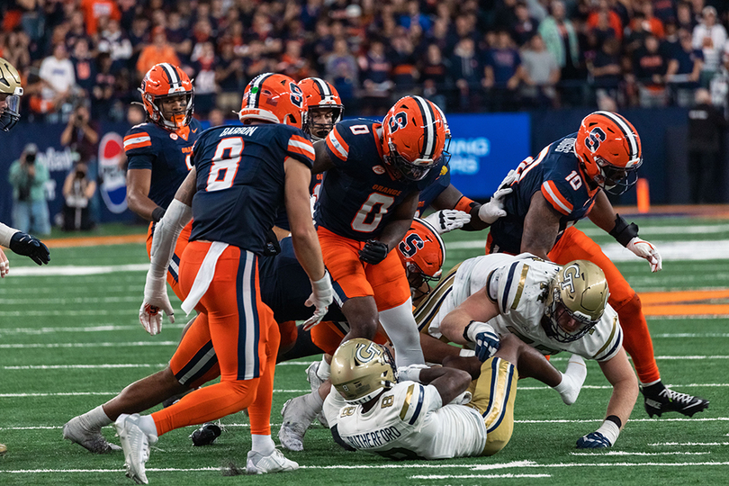 SU rushing defense improves from Week 1, limits No. 23 GT’s ground game