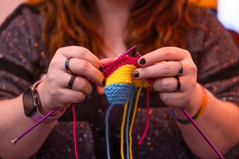 LGBTQ+ students at Syracuse University can go to events like “What’s the Stitch?” to make crafts, chat and find safety. The LGBTQ+ Resource Center hopes to establish more connections between the LGBTQ+ communities at SU and Syracuse.
