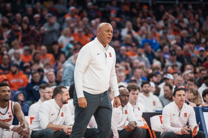 Adrian Autry bore a frustrated expression as Syracuse’s upset desires went awry against No. 2 Duke. The Orange are just 4-8 in the ACC in Autry’s second year at the helm.
