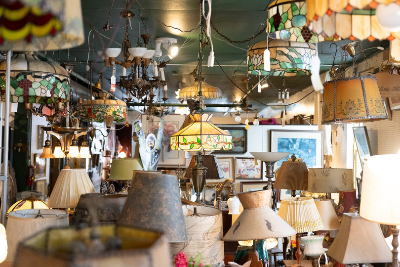 The Syracuse Antique Exchange offers a wide range of antiques across its four floors. Items in the shop range from vintage records to decades-old sweaters.