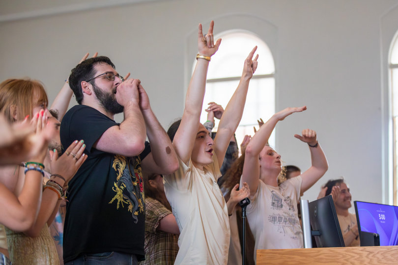 Despite the rain, SUNY ESF kept the party going during its annual Quadstock on Friday. Quadstock moved into Marshall Hall, where Saving Face, The Schwegs, Eternal September, Acid Reign and Prom all performed. 