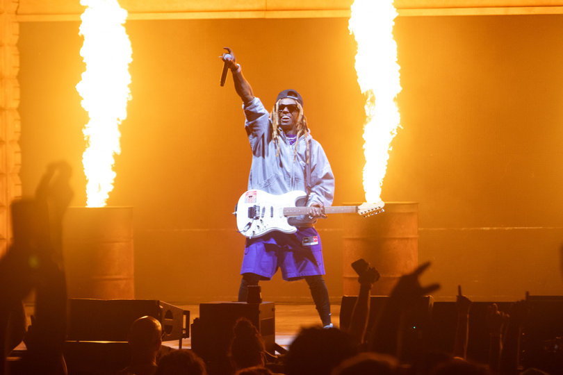 Lil Wayne performed many of his old hits for “Tha Carter VI Tour” at the Empower Federal Credit Union Amphitheater at Lakeview in Syracuse on Friday night. The tour is the follow-up for Weezy’s June ”Tha Carter VI” album release.
