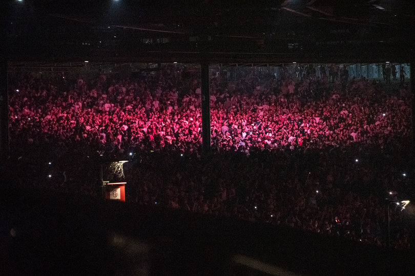 Lil Wayne had the crowd amped up at his show, even playing for almost half an hour past the Amphitheater’s noise curfew. 