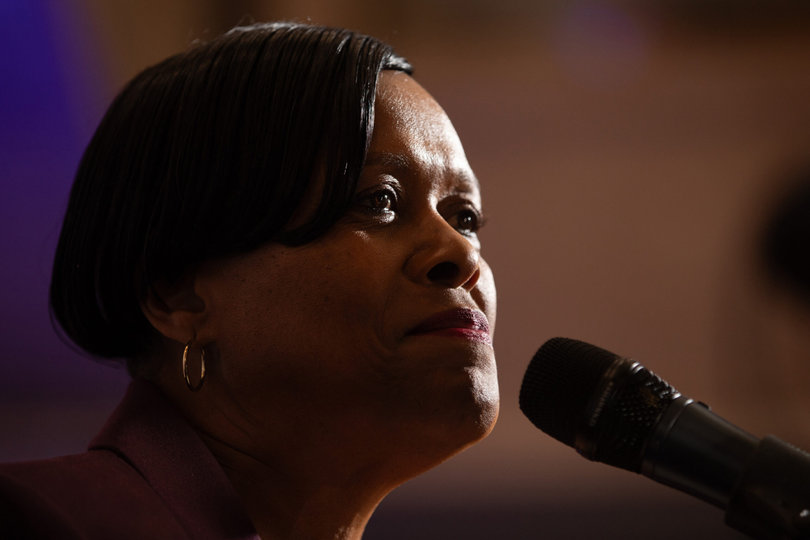 November: Mayor-elect Sharon Owens declares victory in the mayoral race, beating a Republican and two independent challengers. She will become the city’s first Black mayor, and just the second woman to win the seat.