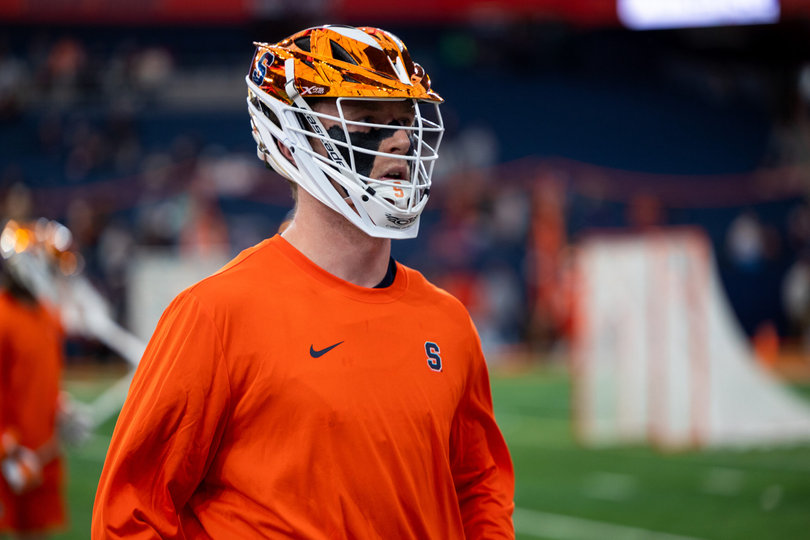 Billy Dwan III finished his Syracuse career with 110 ground balls and 58 caused turnovers before joining Fairfield's coaching staff.