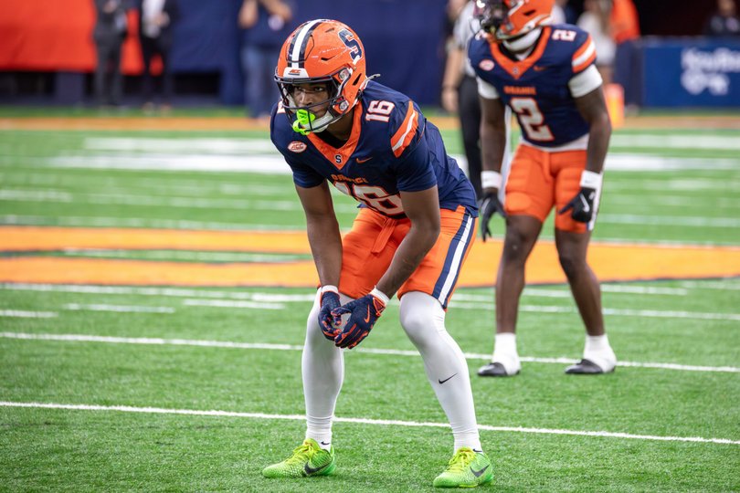 After making 29 total tackles in 2025, Syracuse defensive back Chris Peal was SU's only player named to the 2026 All-ACC Preseason Team. 