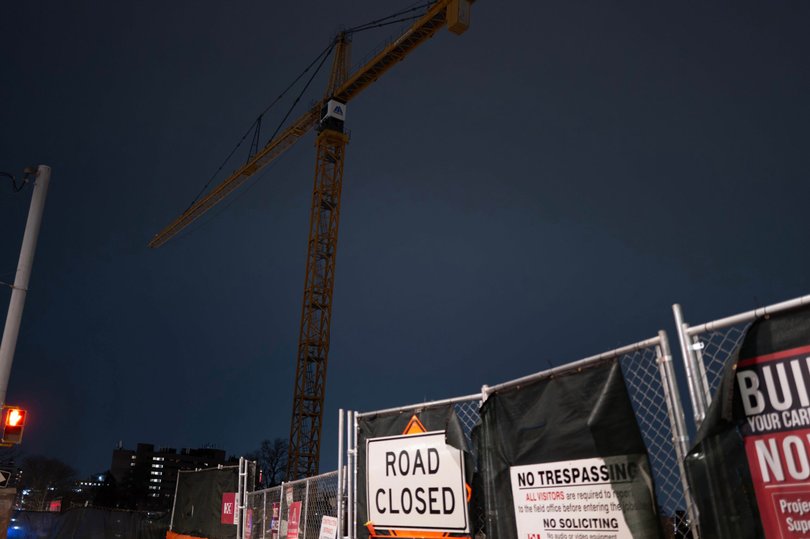 Syracuse University dorm construction