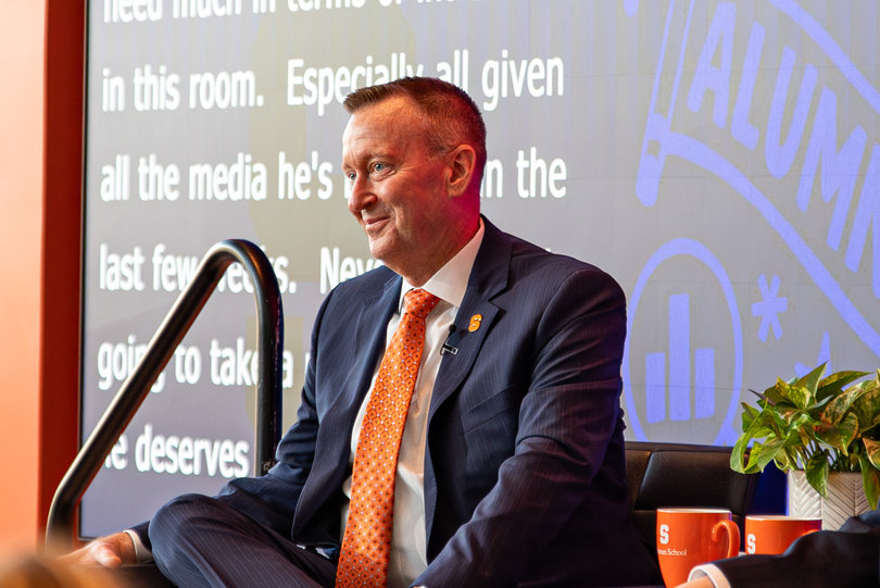 As Chancellor Mike Haynie begins his first semester leading Syracuse University, he welcomes new students and encourages them to share what’s working and where the university can do better.