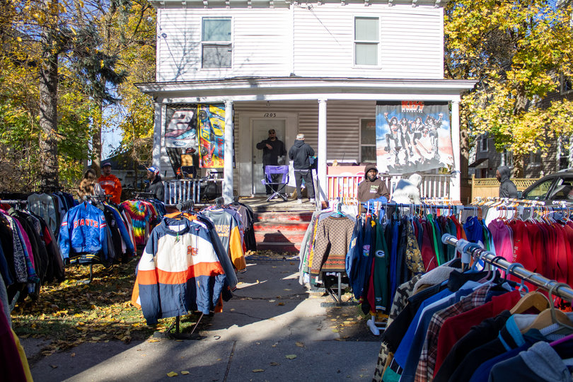 The Vintage Yard currently operates at 1203 Madison St., with racks filled with secondhand clothing. After being denied a storefront in Marshall Square Mall, the shop launched a petition to garner support for its proposed move.