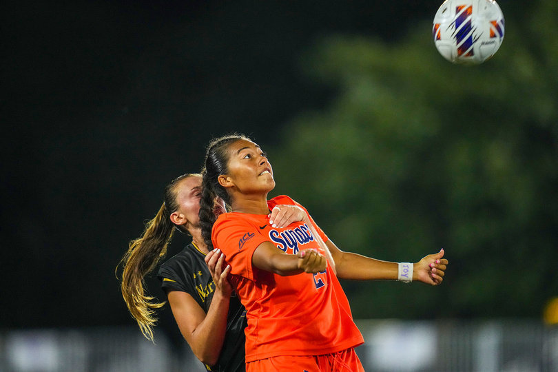 Abby Incorvaia’s first-career goal lifted Syracuse past Northwestern 1-0 Thursday. She converted a penalty kick with 39 seconds remaining.
