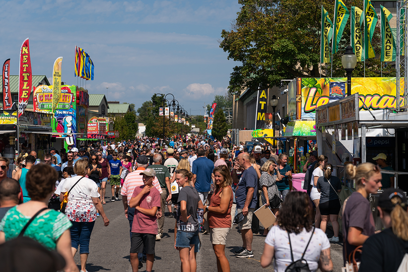 People at NYS Fair