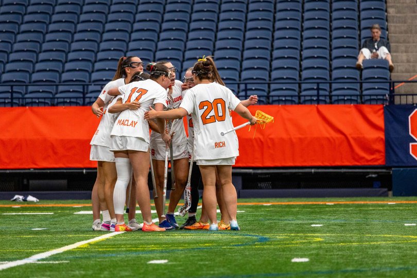 Syracuse gained a commitment from 2028 three-star Addie Talbott. She is listed as a defender but has also played midfield and draw specialist.