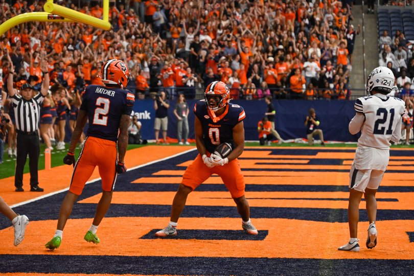 Syracuse’s 66-3 season-opening win over New Hampshire Saturday was its first win in 11 months after ending last year on an eight-game skid.