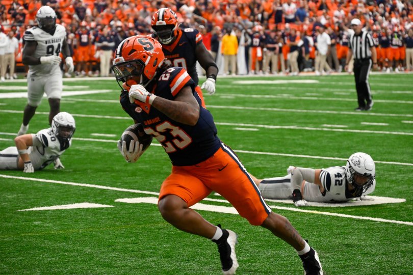 SU running back Shavane Anderson Jr. was named ACC Rookie of the Week. He had 102 yards and three touchdowns against New Hampshire Saturday.