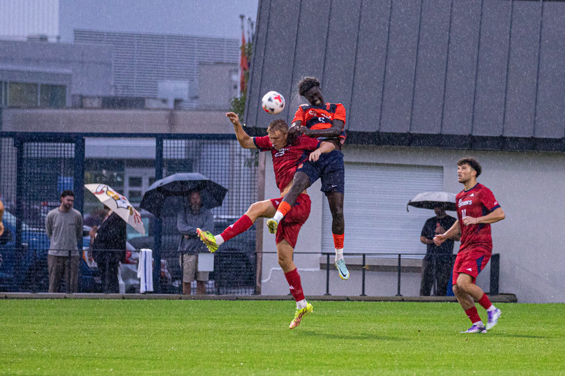 Syracuse and St. John’s players struggled to maintain their footing Wednesday as the Orange earned their largest win since 2023.