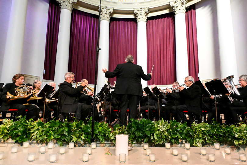 Hendricks Chapel hosted a 9/11 Memorial Service on Friday, commemorating the 25th anniversary of the attacks. The service included various speakers, who shared their experiences and memories of the attacks, as well as music from The Syracuse University Brass Ensemble and Hendricks Chapel Choir.
