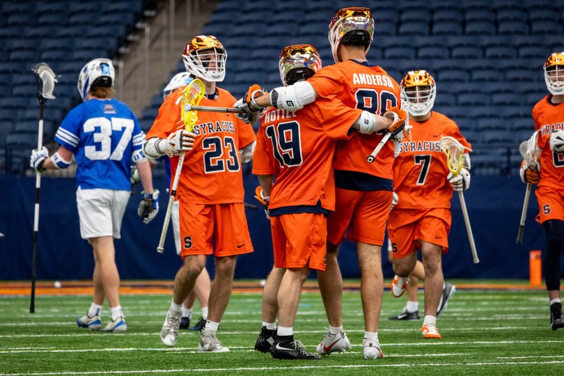 Four-star class of 2028 recruits Owen Morret and JT Macaluso committed to Syracuse men's lacrosse, they both announced on social media. 
