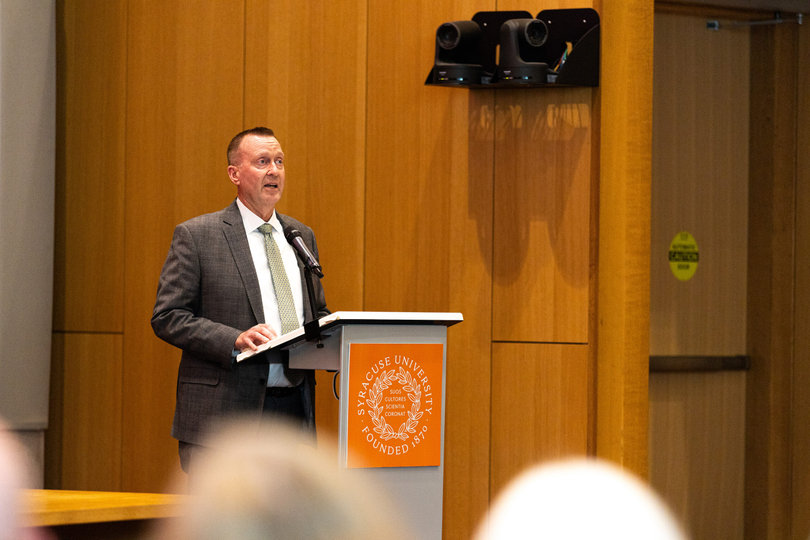 Chancellor Haynie focuses his opening remarks at USen on putting students at the forefront of future conversations at the first meeting of the semester.

