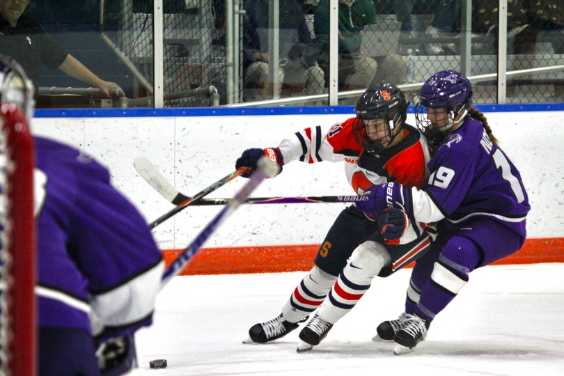 Syracuse outshot Stonehill 63-20 en route to a 4-1 win Saturday. SU swept the Skyhawks to start Brian Idalski's tenure 2-0. 