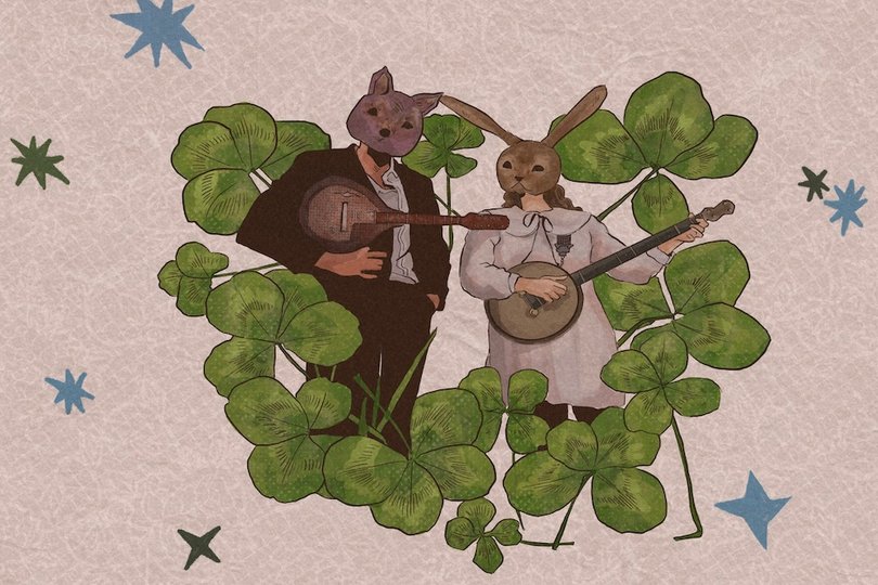 “Scavenger’s Instinct,” jed and the valentine’s third album, dives into the trials and tribulations of pursuing authentic love in relationships. The duo uses their folk music roots, like playing banjo and guitar, to enhance the nature theme of the album.