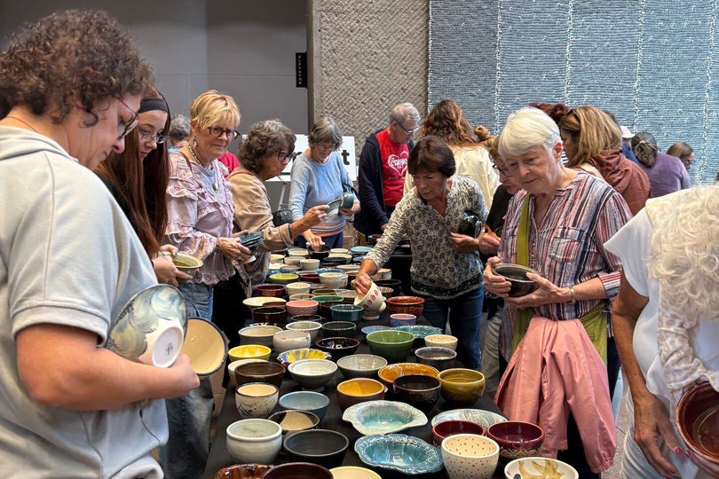 The Everson Museum of Art hosted the Interreligious Food Consortium’s annual Empty Bowls fundraiser Friday. Attendees bought handmade ceramic bowls, with proceeds going to food insecurity prevention.