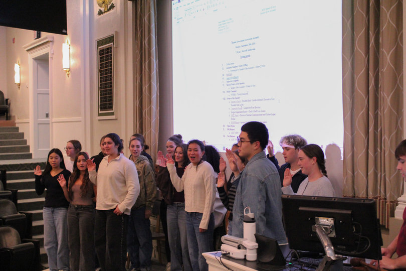 SGA members sworn in