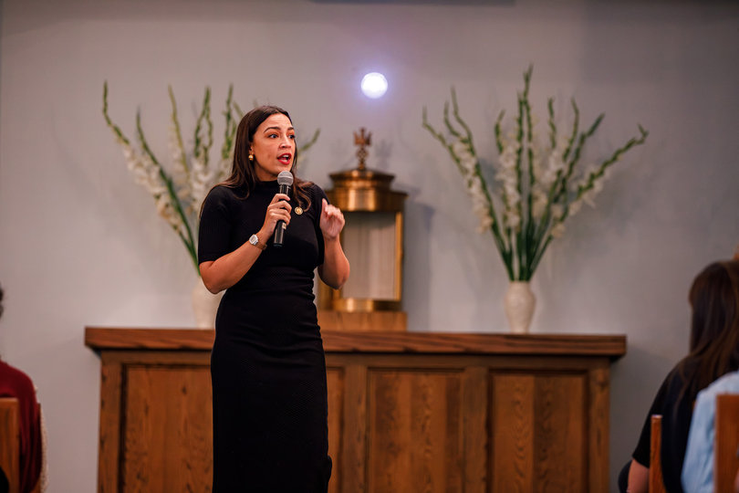 AOC speaks in Syracuse