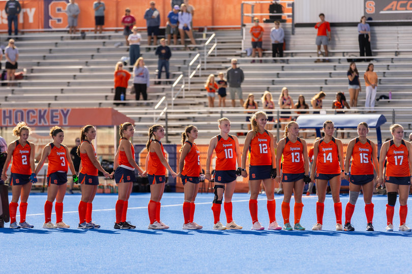 Syracuse field hockey rose two spots to No. 9 in the Week 5 NFHCA Poll. It’s the third straight week SU rose, blanking then-No. 9 UVA Friday.