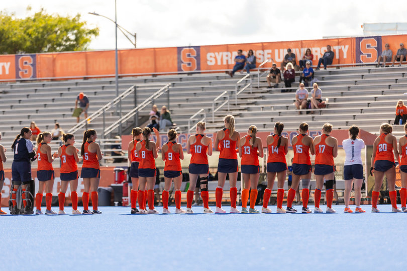 No. 9 Syracuse field hockey's offense failed to break through No. 3 Duke's stifling defense in its 2-0 loss Friday. 