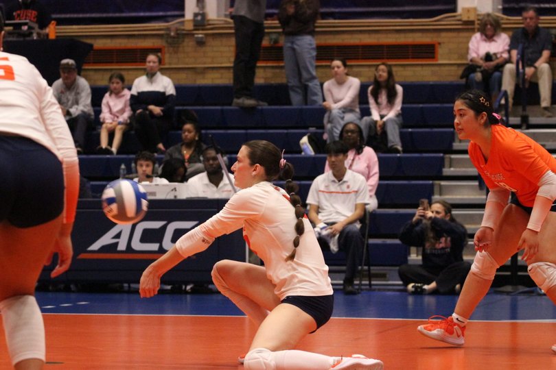 Even in its 3-0 loss to No. 5 SMU on Friday, Syracuse volleyball’s serving significantly improved, as it recorded four service aces and just one error.