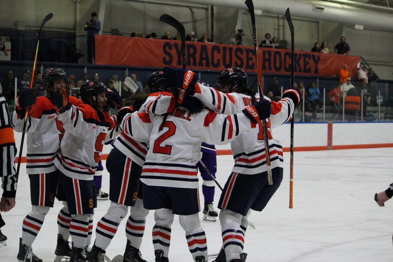 Syracuse ice hockey cruised to a 3-1 win over Mercyhurst Friday, remaining undefeated under new head coach Brian Idalski.