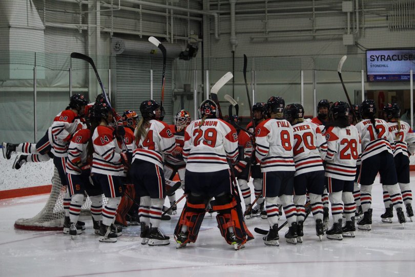 Syracuse ice hockey suffered its first loss of the season, falling 5-2 to Mercyhurst on Saturday.